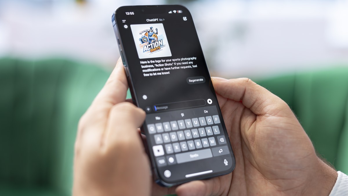 Modern smartphone displaying interactive telegram bot mini app interface on screen